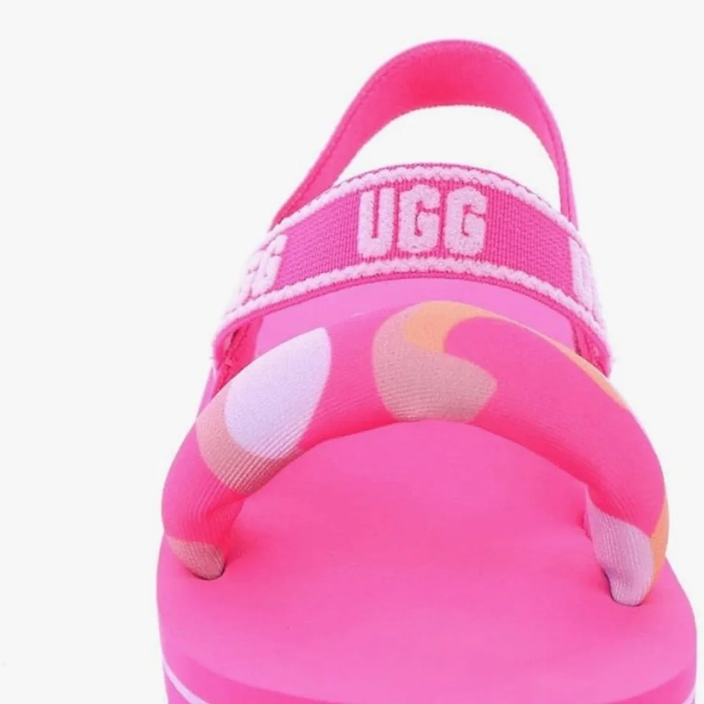 UGG Kids' Zuma Sling Camopop Sandal Size T12 EUC